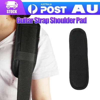 $6.99 • Buy Bass Guitar Strap Thickened Pad For Backpack Bag Acoustic Belt Shoulder Pad A