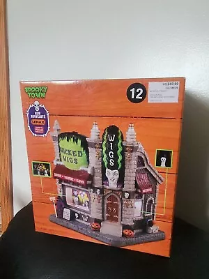 Lemax Spooky Town Michaels Wicked Wigs Exclusive 2023 Lighted Building NEW • $79.99