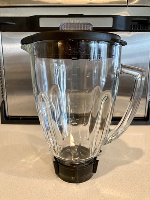 $15 • Buy Genuine Oster Blender Replacement 6 Cup Glass Jar With Lid/Base