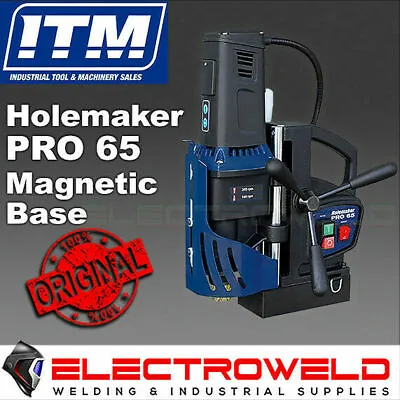 HOLEMAKER PRO 65 Magnetic Base Drill Hole Annular Cutter Steel Drilling HMPRO65 • $1781.96