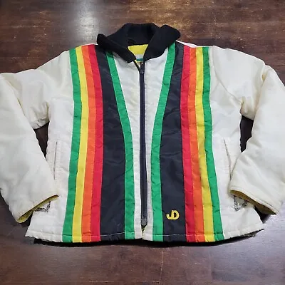 VTG 70's 80's John Deere Colorful Ski Jacket & 1st Goose Down Snow Pants Lot • $79.98