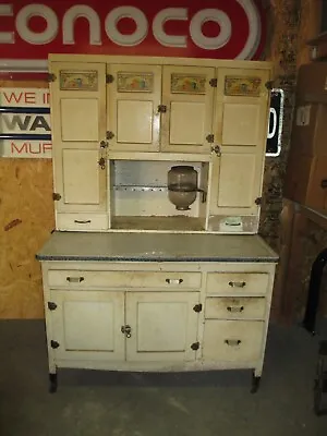 Hoosier Cabinet McDougall Double Wide Kitchen Cabinet • $575