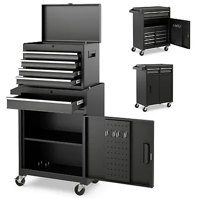 5-Drawer Rolling Tool Chest Mechanic Storage Cabinet Cart For Garage Warehouse • $159.99