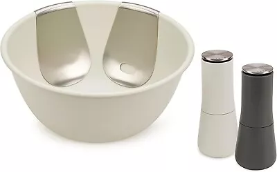 Joseph Joseph Serve It In Style Set With Salad Bowl Stainless Steel Servers • £30