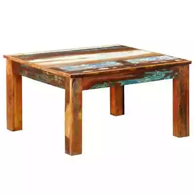 Coffee Table Square End Table Accent Sofa Table Solid Wood Reclaimed VidaXL Vida • $197.99