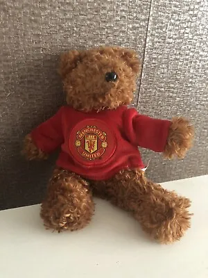 MANCHESTER UNITED Plush Brown Teddy Bear With T Shirt • £8.19