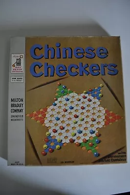 Vintage Chinese Checkers Game By Milton Bradley #4409 1962 • $24