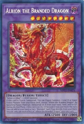 ** Albion The Branded Dragon ** Secret Rare 1st Edition Mp22-en076 (nm) Yugioh! • $1.99