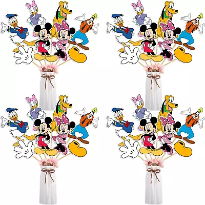 Mickey Mouse Birthday Party Supplies 32PCS Party Centerpieces Decorations For M • $30.99