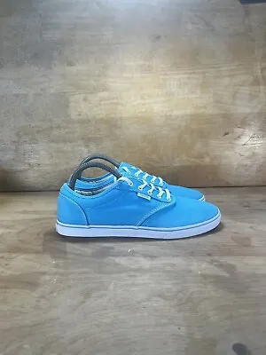 Vans Atwood Womens Sz 8.5 Sky Baby Blue Shoes Sneakers Skateboarding VN-0NJO0BW • $32