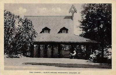 MUSKOKA Ontario Canada Postcard County Chapel Elgin House • $5.99