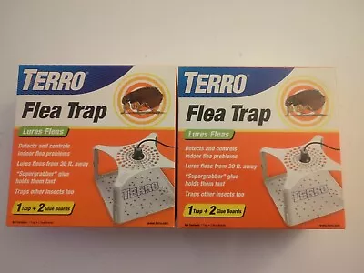 2-TERRO T230 Indoor Electric Flea Light Refillable Flea Trap And Killer • $24.99