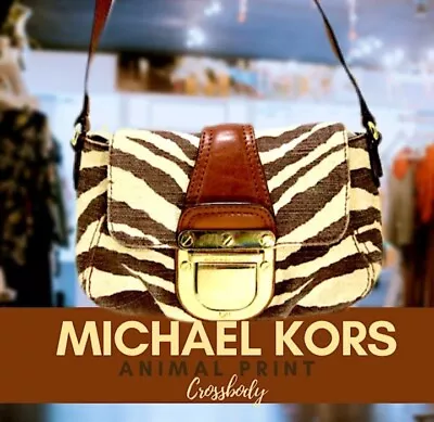 SALE! Michael Kors Animal Print Crossbody Bag. • $60