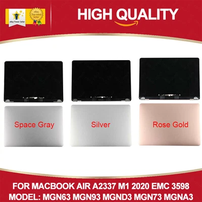 $182.99 • Buy For MacBook Air A2337 M1 LCD Screen Display Gray Silver Gold Assembly EMC 3598