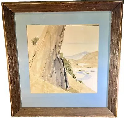 Frank Moulton (1927-2010) New Hampshire Watercolor Painting Landscape Framed • $370.50