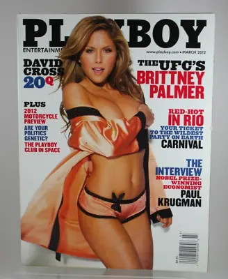 Playboy Magazine 2 Issues UFC Brittney Palmer Rachelle Leah David Cross Craig • $18.88