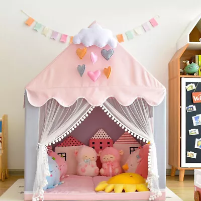 Childrens Kids Play Tent Baby Pop Up Tent Fairy Princess Girls Boys Playhouse • £27.19