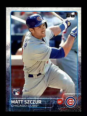 2015 Topps #637 Matt Szczur RC Chicago Cubs • $1.65