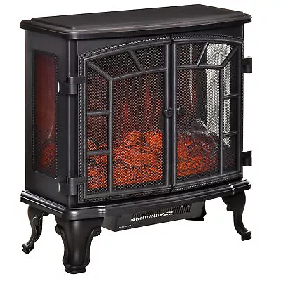 750W 1500W Electric Fireplace Heater Freestanding Stove W/ Realistic LED Flames • $144.55