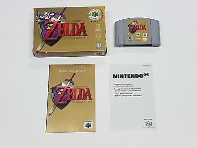 Legend Of Zelda 64 Ocarina Of Time Player's Choice N64 Complete Authentic Tested • $143.98