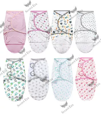 1pcs Newborn Baby Toddler Swaddle Blankets Wrap 0-6 Months Sleeping Sacks • £7.99