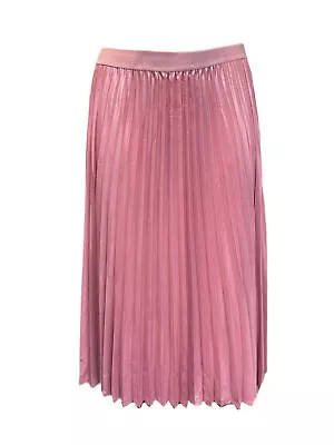 Marina Rinaldi Women's Pink Cina Pleated A Line Skirt NWT • $73.75