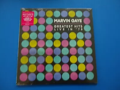 Marvin Gaye Greatest Hits Hits Live In '76 LP (2023) NEW • $24.95