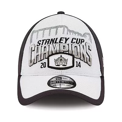 Los Angeles LA Kings 2014 Stanley Cup Champions Locker Room New Era Flex Cap Hat • $9.95