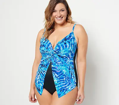 DreamShaper By Miraclesuit Violet One Piece Cool Pool 18 New • $34.99