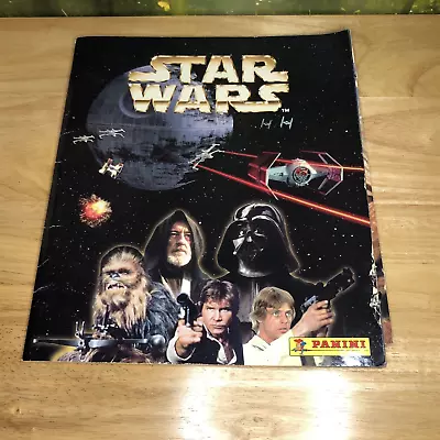 Panini Merlin Star Wars Sticker Album Book Trading Card Vintage 1997 Incomplete • £9.99