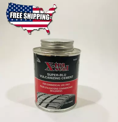 Xtra Seal 14-511 8 Oz Super-Blu Vulcanizing Cement Flammable 👽🏈🏈 • $14.95