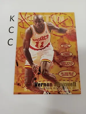 1995-96 Fleer #70 Vernon Maxwell Houston Rockets • $1.75