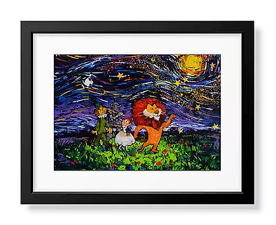 The Wizard Of Oz Van Gogh Starry Night Canvas Wall Art Print Poster A030 • $22.99