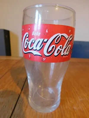 Spanish Coca Cola Coke 1/2 Half Pint Glass • £7