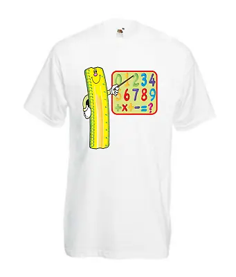 New Kids  Men Women  World Number Day Math's Day Counting T-Shirt Crewneck Top • £7.99