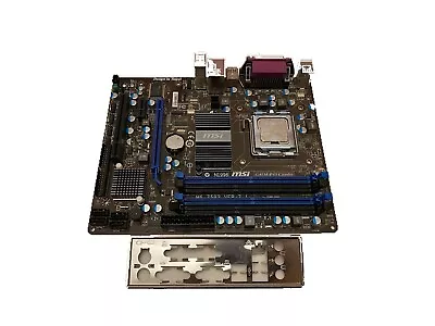 MSI G41M-P43 Combo DDR3/DDR2 (MS-7592 Ver: 7.1) Socket 775 Intel Motherboard • £21.80