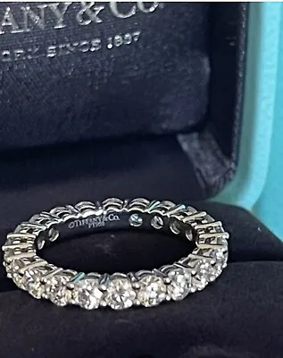Tiffany & Co. 1.80 Diamond Ring Embrace  Forever Eternity Shared Wedding Band 6 • $8195
