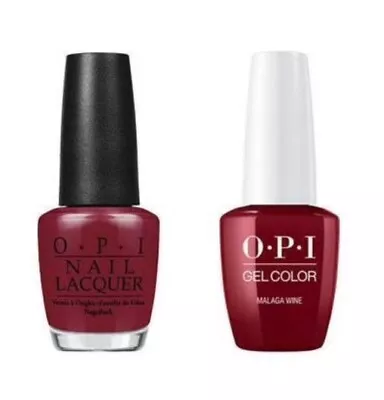 OPI Duo Gel Polish + Matching Nail Lacquer - L87 MALAGA WINE • $32.46