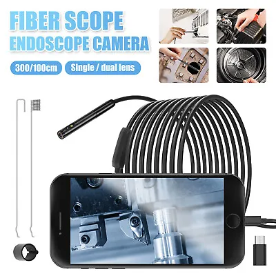 WiFi Endoscope Inspection Camera Industrial HD Borescope With Adjustable* • £19