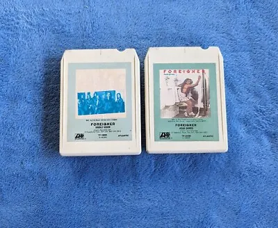 FOREIGNER 2 8-Track Tape Lot Rock Double Vision Head Games 1978 • $11.99