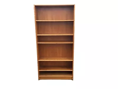 6-Shelf Oak Bookcase - 6' Tall • $99