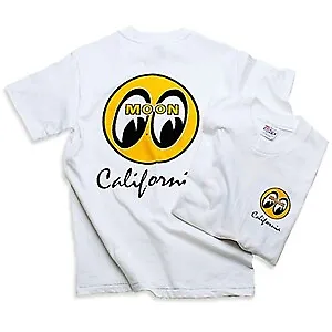 Mooneyes T-Shirts (141) White 100% Cotton Chev Ford Mopar NHRA • $40.95