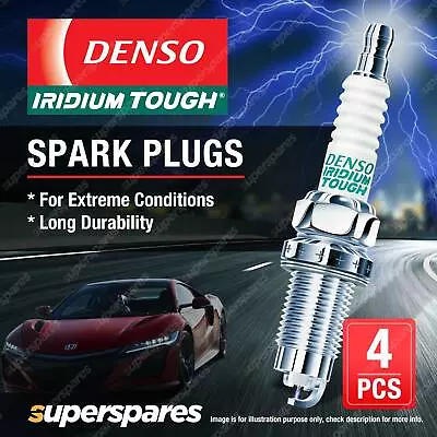 4 Denso Iridium Tough Spark Plugs For Toyota Auris Avensis Corolla 2ZR-FE 3ZR-FE • $84.55