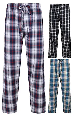 Mens Lounge Bottoms Woven Cotton Pyjama Sleep Pj Pants M L Xl Xxl Bnwt #random • £7.99