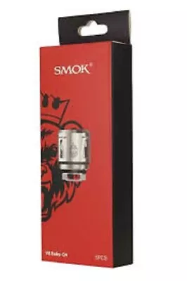 Genuine SMOK V8 Baby-Q4 Coil Head - 5pc Pack • £11.99