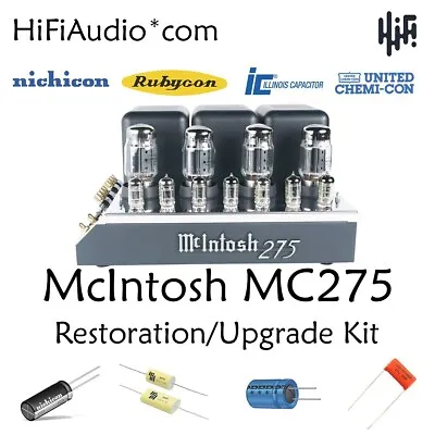 McIntosh MC275 Amplifier Restoration Cap Repair Service Rebuild Kit Capacitor • $165