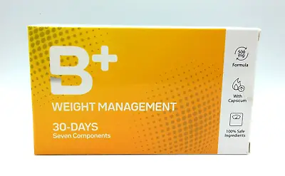 B+ Weight Management 30 Capsules 30 Days Supply New Sealed Same Day Dispatch • £27.15