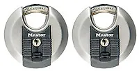 M40EURT MasterLock Padlock 2-Disc Stainless Steel 70mm M40E ~D~ • £69.93