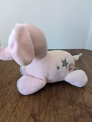 Carters Pink Elephant Plush Wind Up Musical Stuffed Animal Twinkle Little Star • $5.50