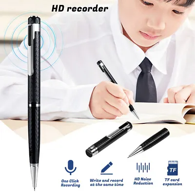 Portable Spy Digital Voice Activated Sound Audio Recorder Pen Dictaphone MP3 • $18.99